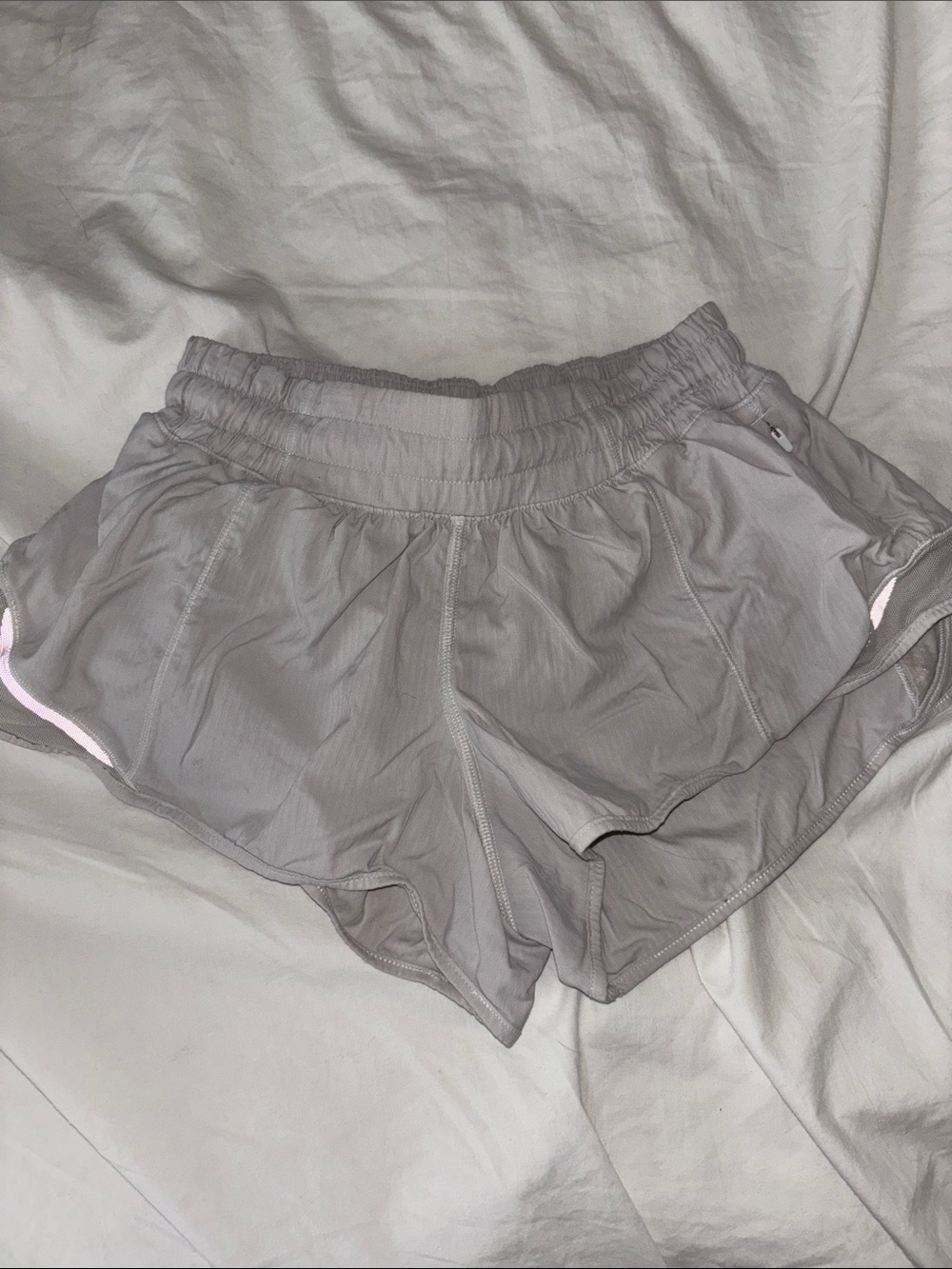 lululemon athletica Light Grey Athletic Shorts